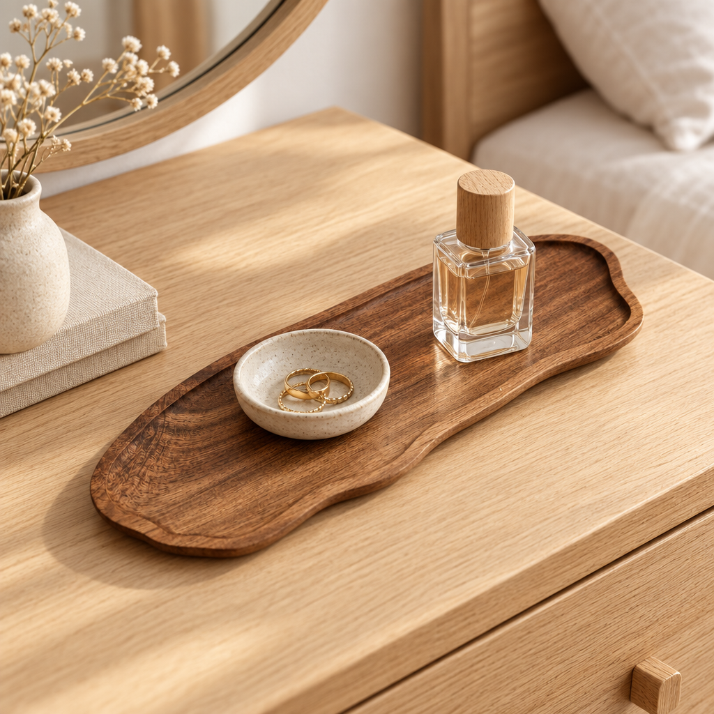 On the dressing table