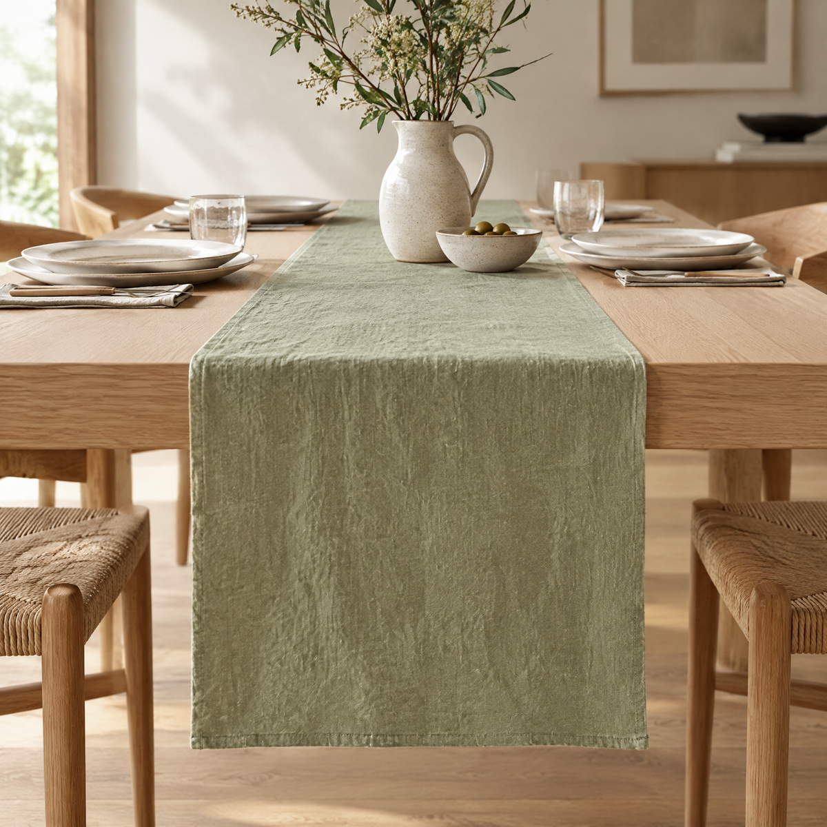 Linen that settles in